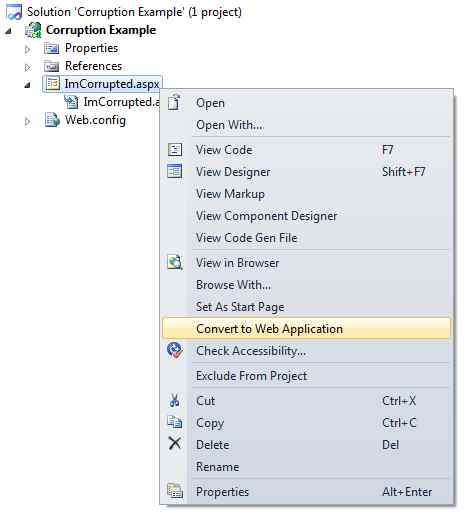 Convert to web application